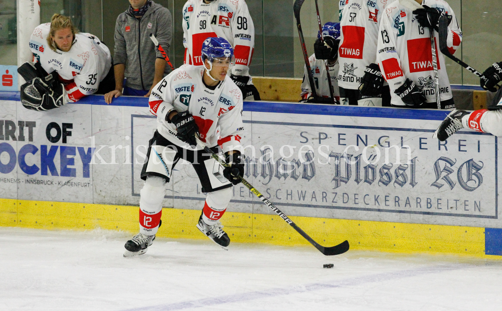 HC TWK Innsbruck - Dornbirn Bulldogs / Bet-at-home ICE Hockey League / Testspiel by kristen-images.com