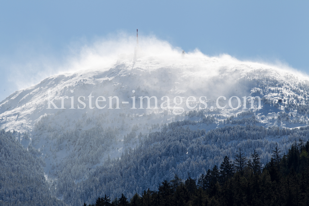 Schneesturm am Patscherkofel, Tirol, Austria by kristen-images.com