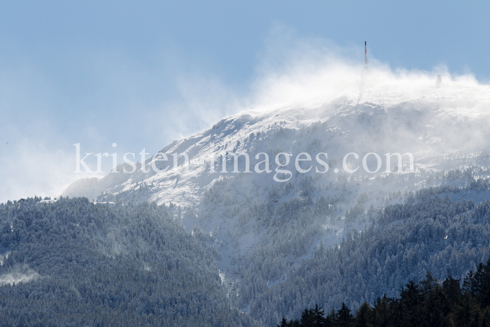 Schneesturm am Patscherkofel, Tirol, Austria by kristen-images.com