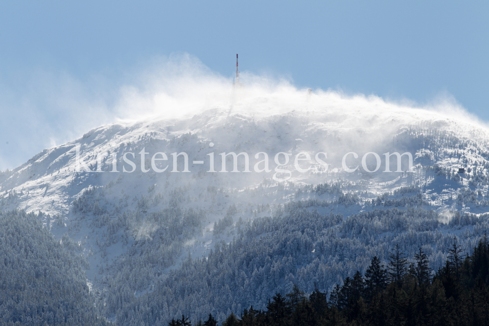 Schneesturm am Patscherkofel, Tirol, Austria by kristen-images.com