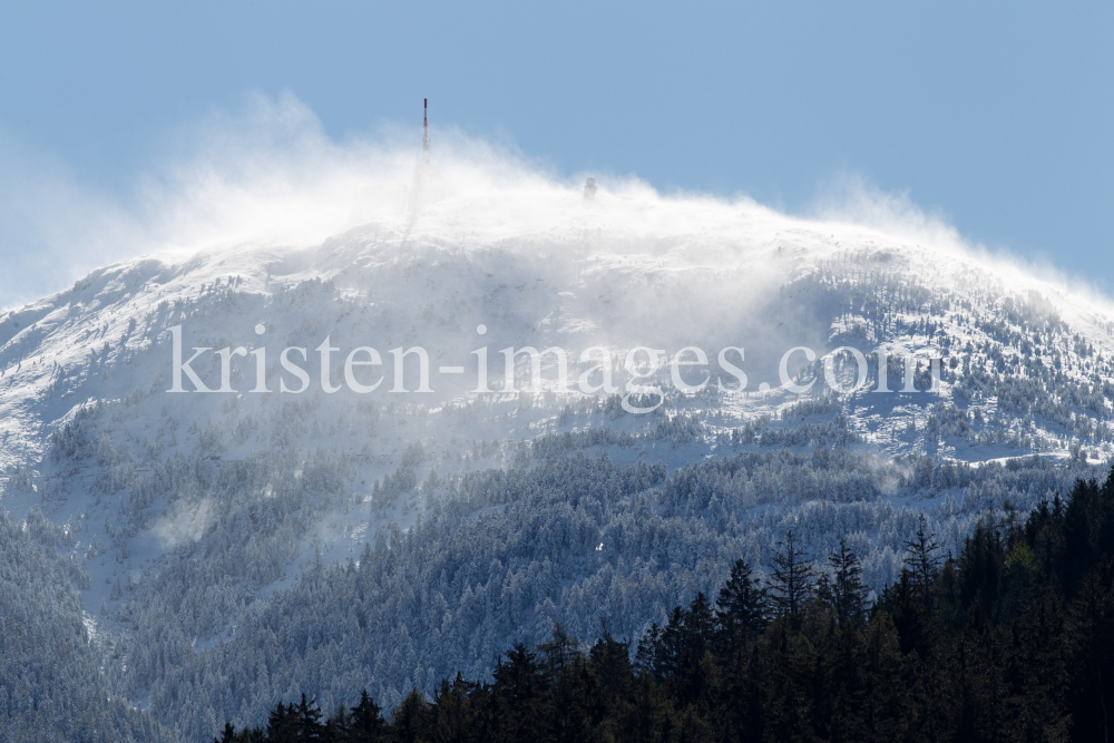 Schneesturm am Patscherkofel, Tirol, Austria by kristen-images.com