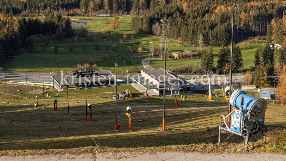 Schneekanone / Heiligwasserwiese, Patscherkofel, Igls, Innsbruck, Tirol, Austria by kristen-images.com