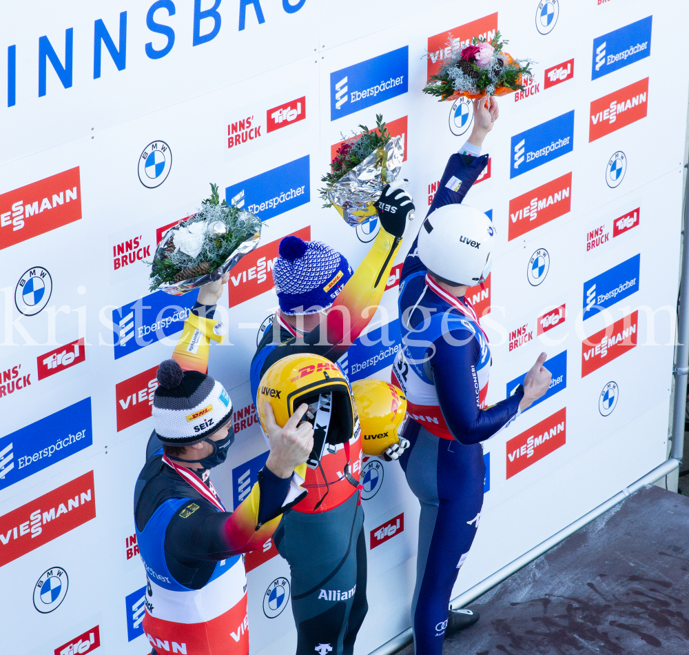 Eberspächer Rennrodel-Weltcup 2020/21 Innsbruck-Igls  by kristen-images.com