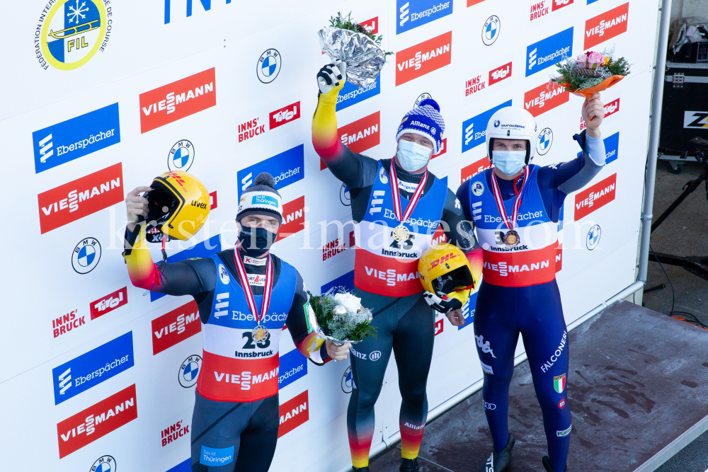 Eberspächer Rennrodel-Weltcup 2020/21 Innsbruck-Igls  by kristen-images.com