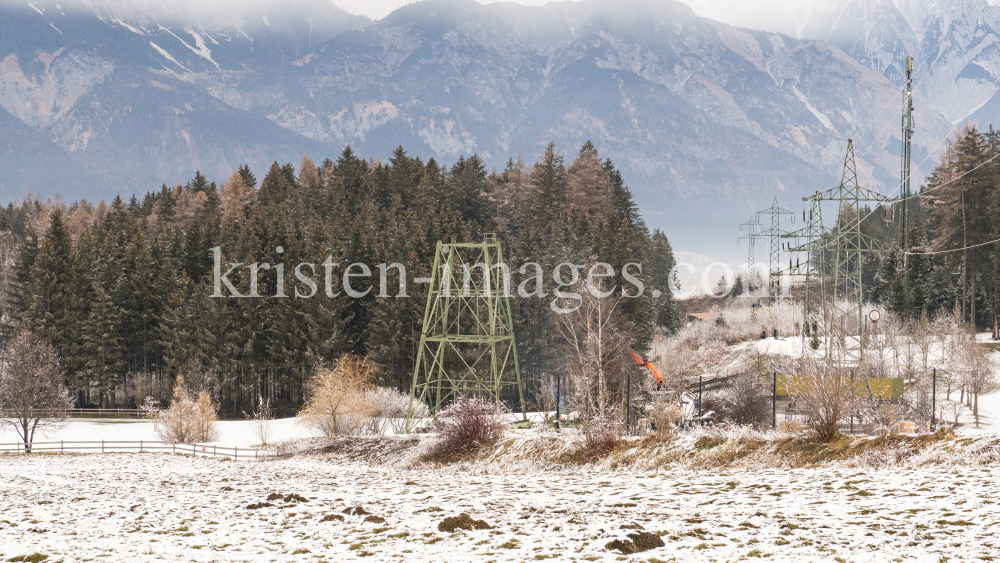 Liftstütze alte Patscherkofelbahn / Olympiagolf Igls, Innsbruck, Tirol, Austria by kristen-images.com