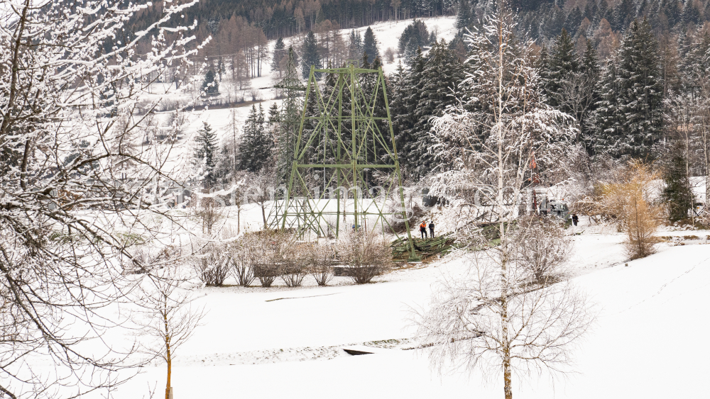 Liftstütze alte Patscherkofelbahn / Olympiagolf Igls, Innsbruck, Tirol, Austria by kristen-images.com