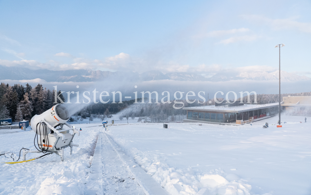 Schneekanonen / Heiligwasserwiese, Patscherkofel, Igls, Innsbruck, Tirol, Austria by kristen-images.com