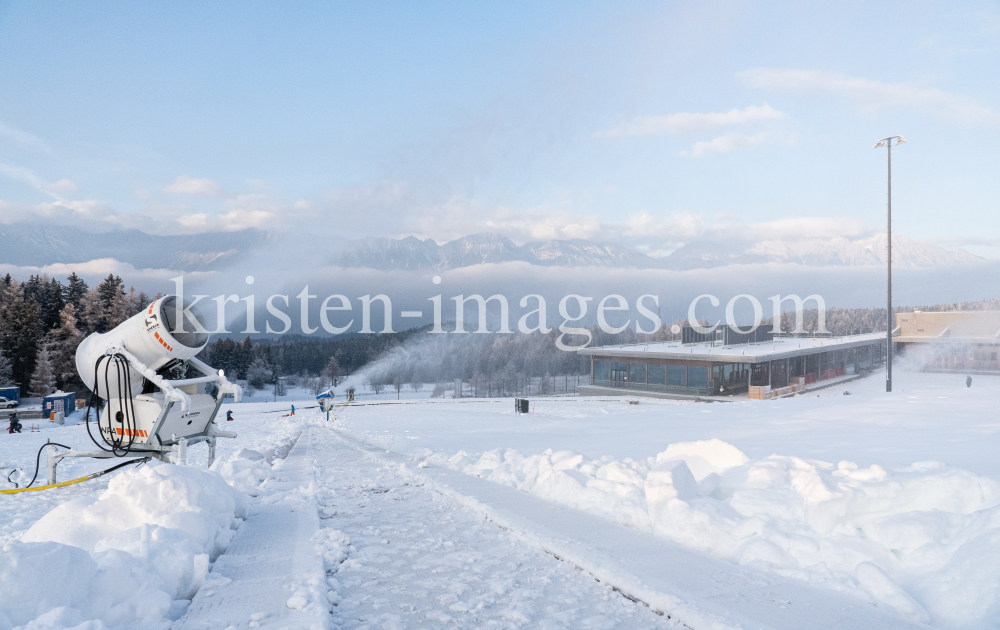 Schneekanonen / Heiligwasserwiese, Patscherkofel, Igls, Innsbruck, Tirol, Austria by kristen-images.com