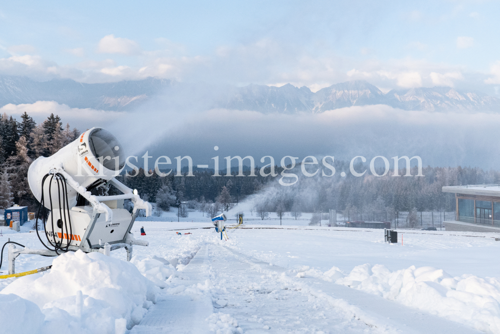 Schneekanonen / Heiligwasserwiese, Patscherkofel, Igls, Innsbruck, Tirol, Austria by kristen-images.com