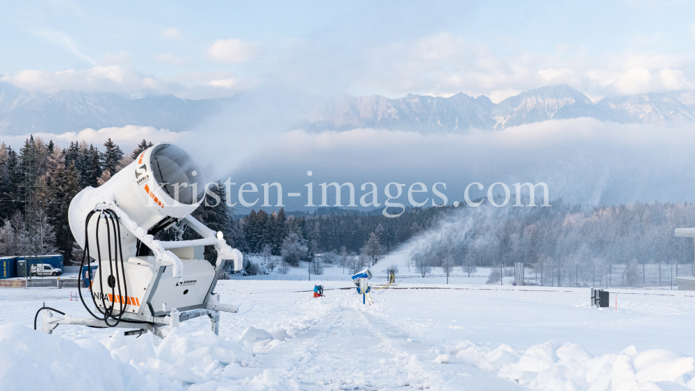 Schneekanonen / Heiligwasserwiese, Patscherkofel, Igls, Innsbruck, Tirol, Austria by kristen-images.com