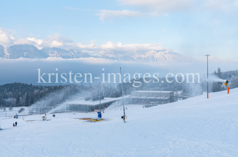 Schneekanonen / Heiligwasserwiese, Patscherkofel, Igls, Innsbruck, Tirol, Austria by kristen-images.com