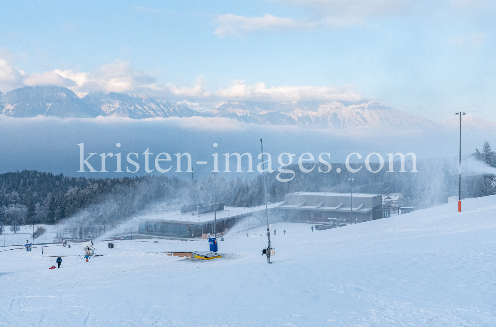 Schneekanonen / Heiligwasserwiese, Patscherkofel, Igls, Innsbruck, Tirol, Austria by kristen-images.com