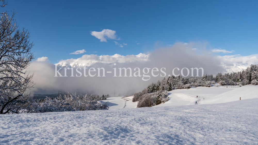 Winterlandschaft zwischen Patsch und Igls, Tirol, Austria by kristen-images.com