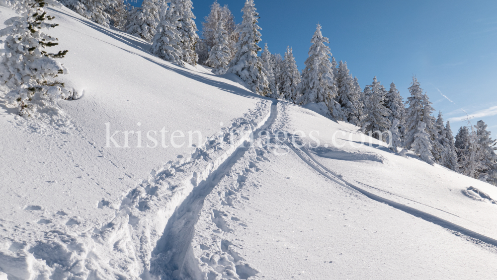 Skitourenspur / Patscherkofel, Tirol, Austria by kristen-images.com
