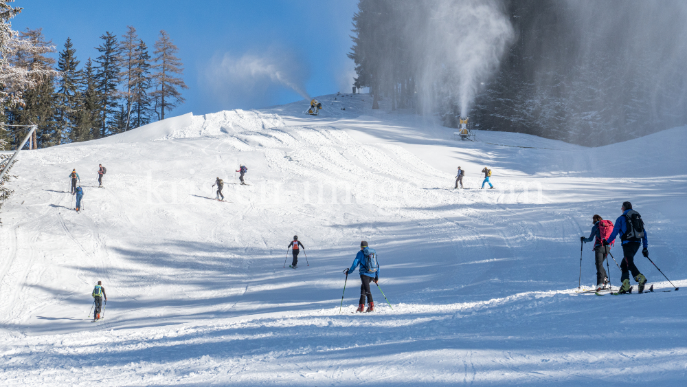 Skitourengeher / Patscherkofel, Tirol, Austria by kristen-images.com