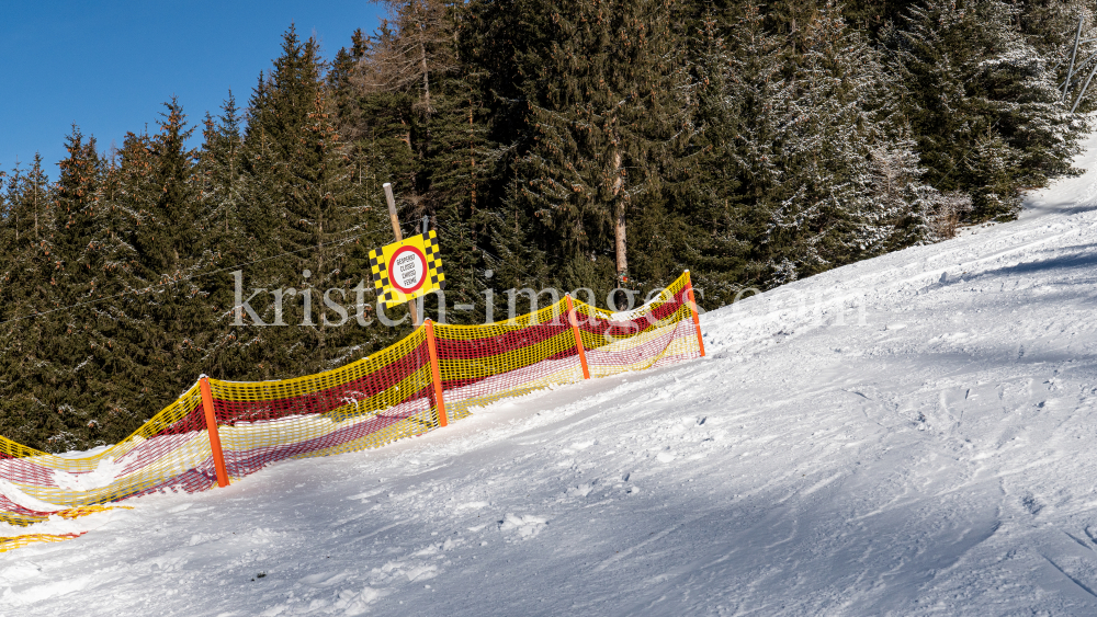 Skipiste gesperrt / Patscherkofel, Tirol, Austria by kristen-images.com