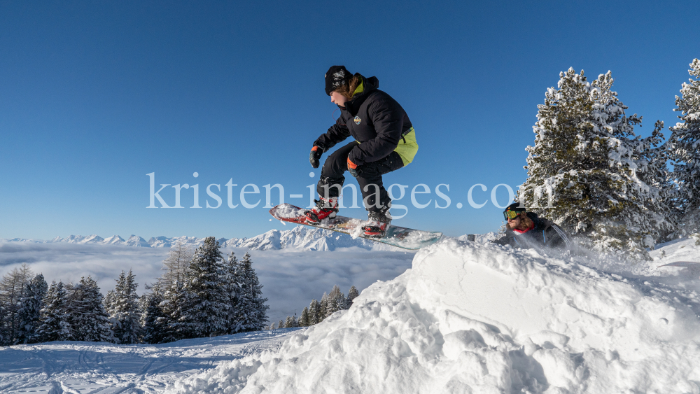 Freestyle-Skiing, Snowboarding / Patscherkofel, Tirol, Austria by kristen-images.com