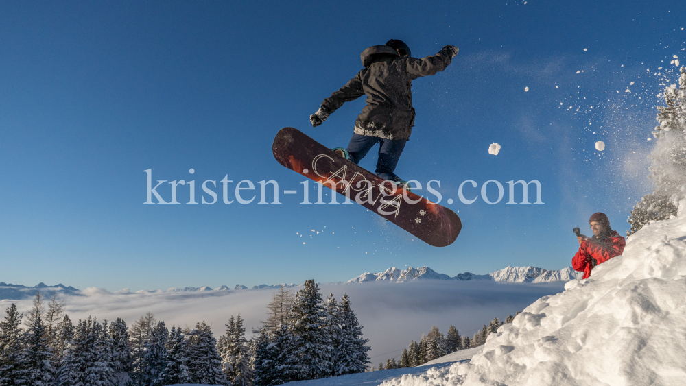 Freestyle-Skiing, Snowboarding / Patscherkofel, Tirol, Austria by kristen-images.com