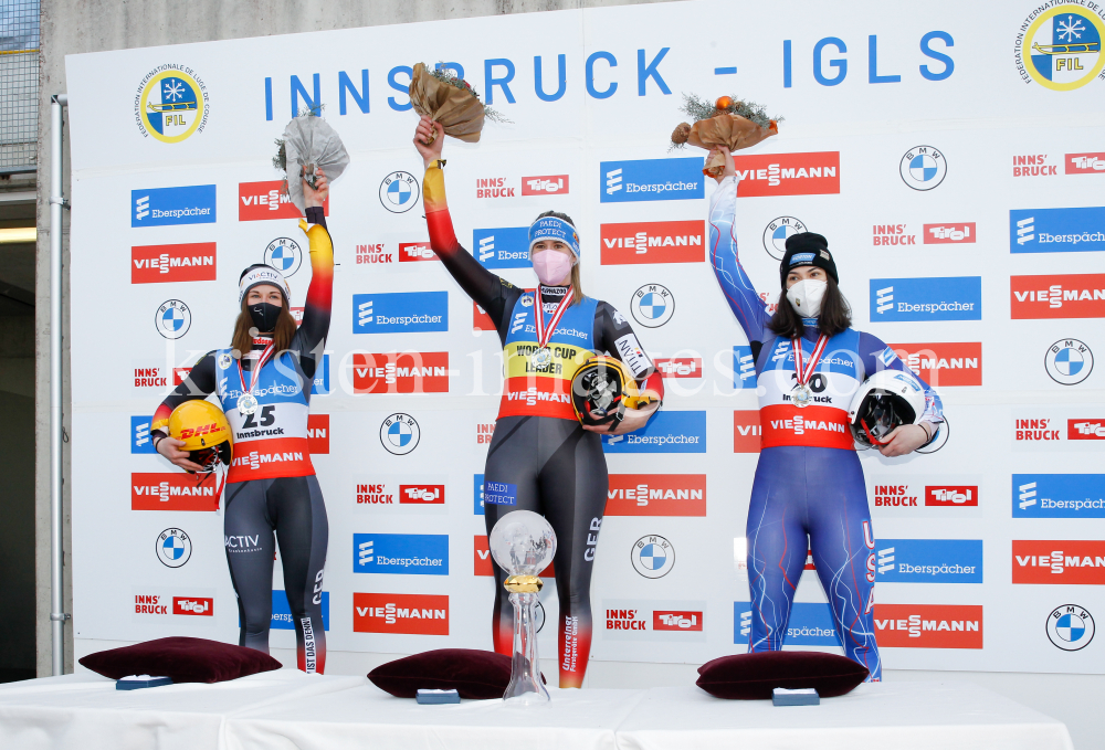 Eberspächer Rennrodel-Weltcup 2020/21 Innsbruck-Igls by kristen-images.com