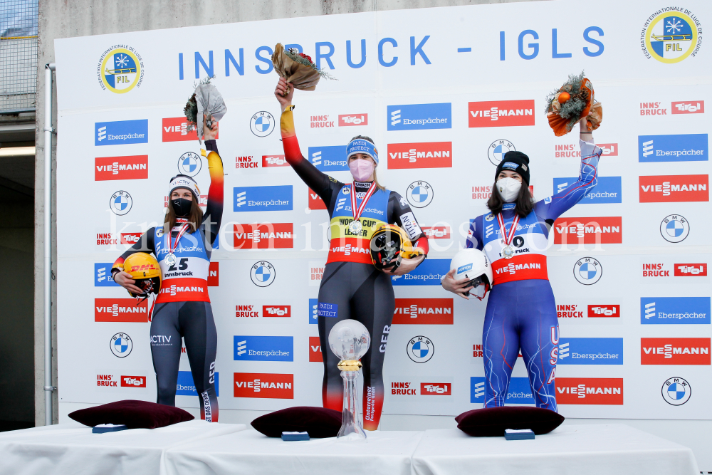 Eberspächer Rennrodel-Weltcup 2020/21 Innsbruck-Igls by kristen-images.com