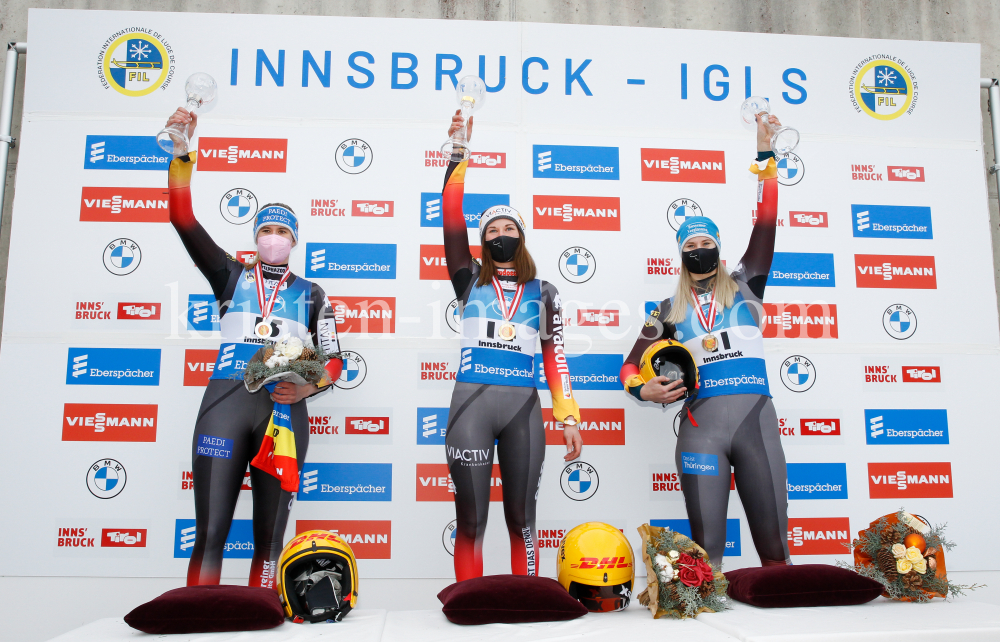 Eberspächer Rennrodel-Weltcup 2020/21 Innsbruck-Igls by kristen-images.com