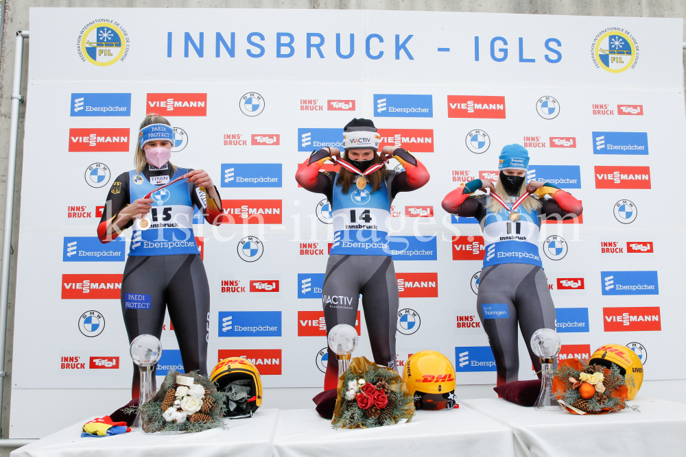 Eberspächer Rennrodel-Weltcup 2020/21 Innsbruck-Igls by kristen-images.com