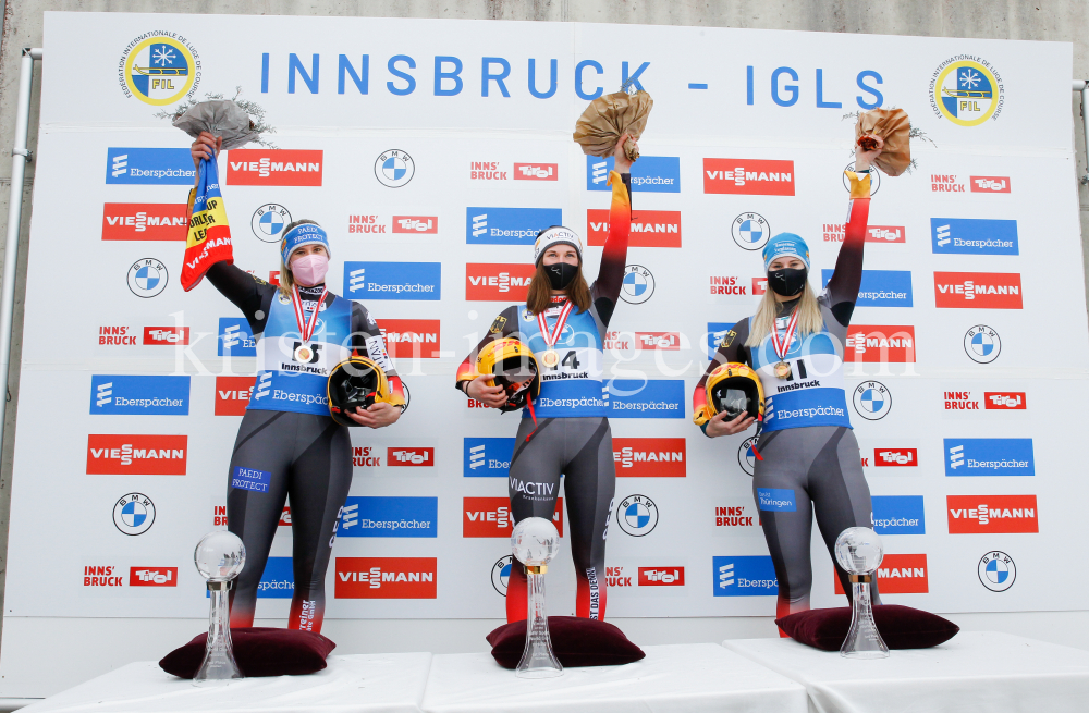 Eberspächer Rennrodel-Weltcup 2020/21 Innsbruck-Igls by kristen-images.com