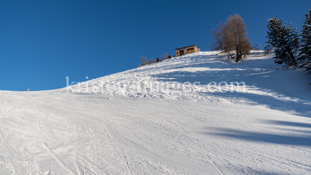 Filmkulisse Starthaus für den Kinofilm: Klammer / Patscherkofel, Tirol, Austria by kristen-images.com