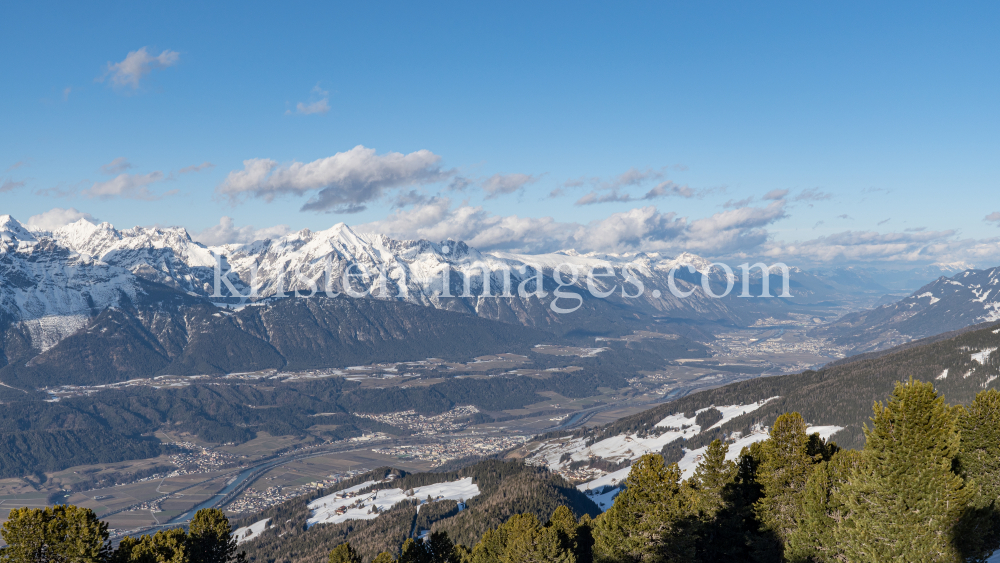 Blick vom Glungezer in das Inntal und zur Nordkette, Tirol, Austria by kristen-images.com