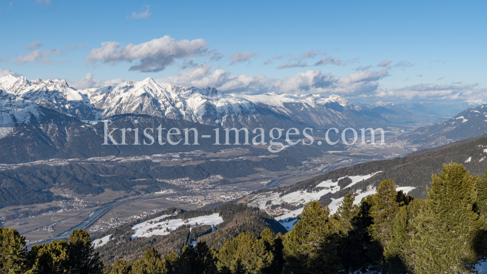 Blick vom Glungezer in das Inntal und zur Nordkette, Tirol, Austria by kristen-images.com