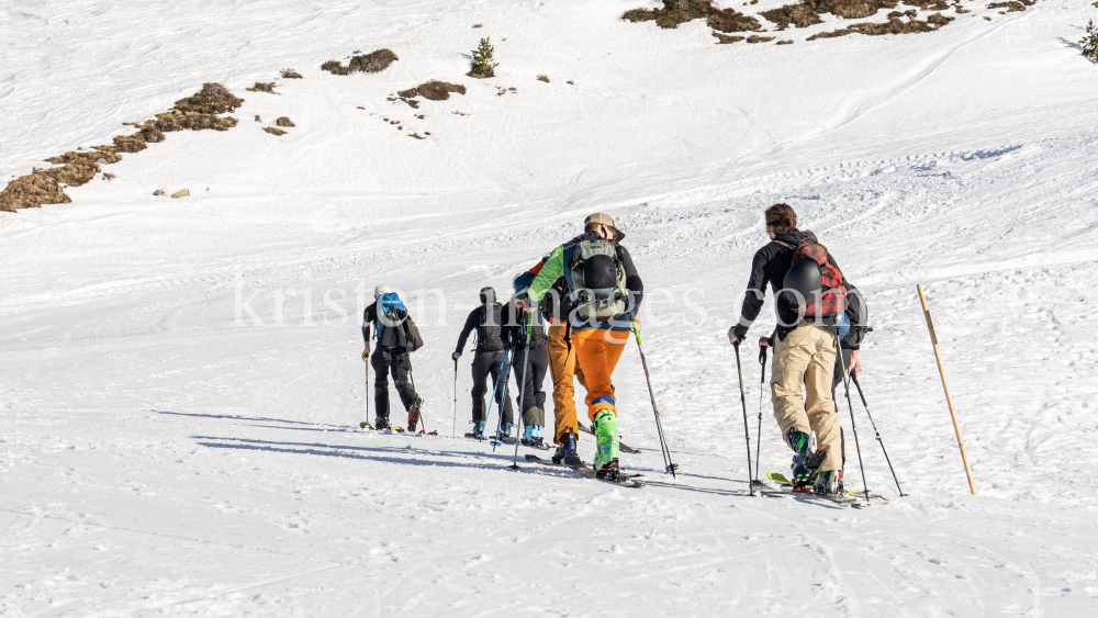 Skitourengeher / Patscherkofel, Tirol, Austria by kristen-images.com