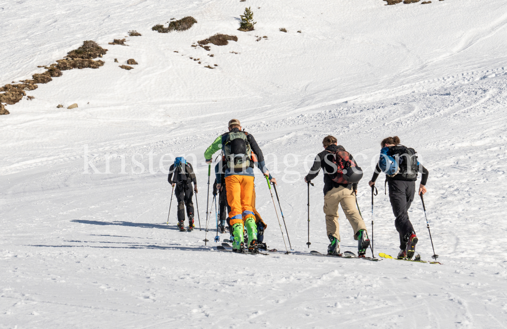 Skitourengeher / Patscherkofel, Tirol, Austria by kristen-images.com