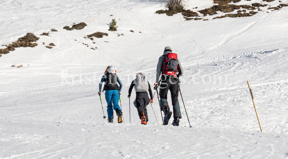 Skitourengeher / Patscherkofel, Tirol, Austria by kristen-images.com