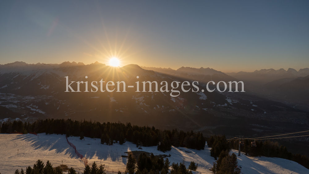 Sonnenuntergang am Patscherkofel, Tirol, Austria by kristen-images.com