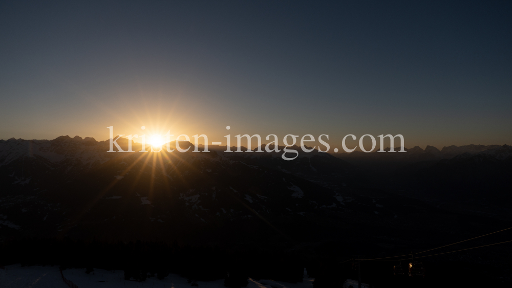 Sonnenuntergang am Patscherkofel, Tirol, Austria by kristen-images.com