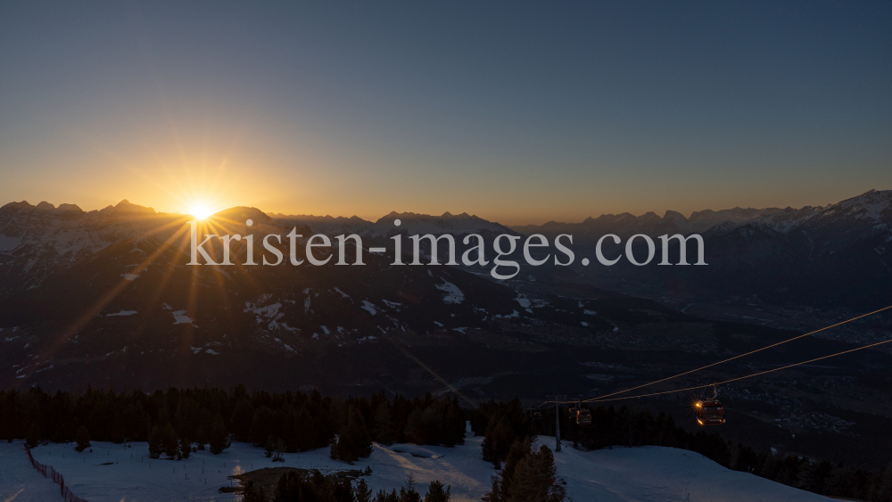 Sonnenuntergang am Patscherkofel, Tirol, Austria by kristen-images.com