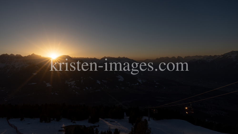 Sonnenuntergang am Patscherkofel, Tirol, Austria by kristen-images.com