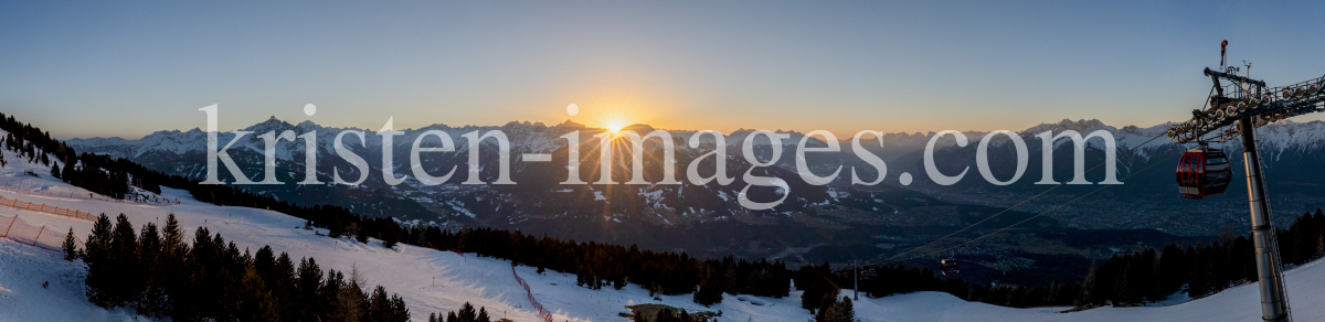 Sonnenuntergang am Patscherkofel, Tirol, Austria by kristen-images.com