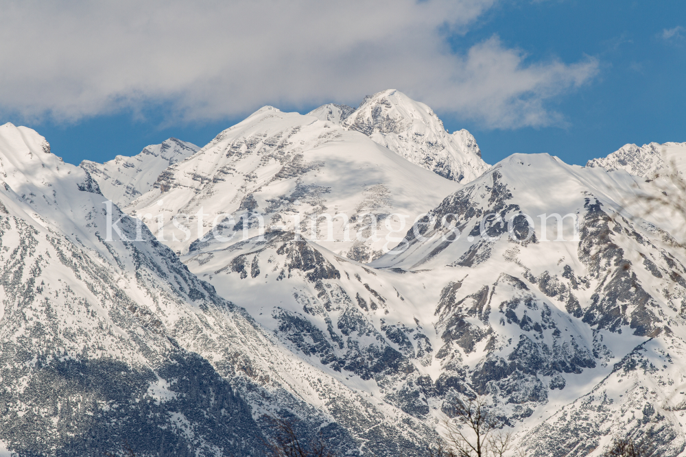 Thaurer Jochspitze (re. vorne), Nordkette, Tirol, Österreich, by kristen-images.com