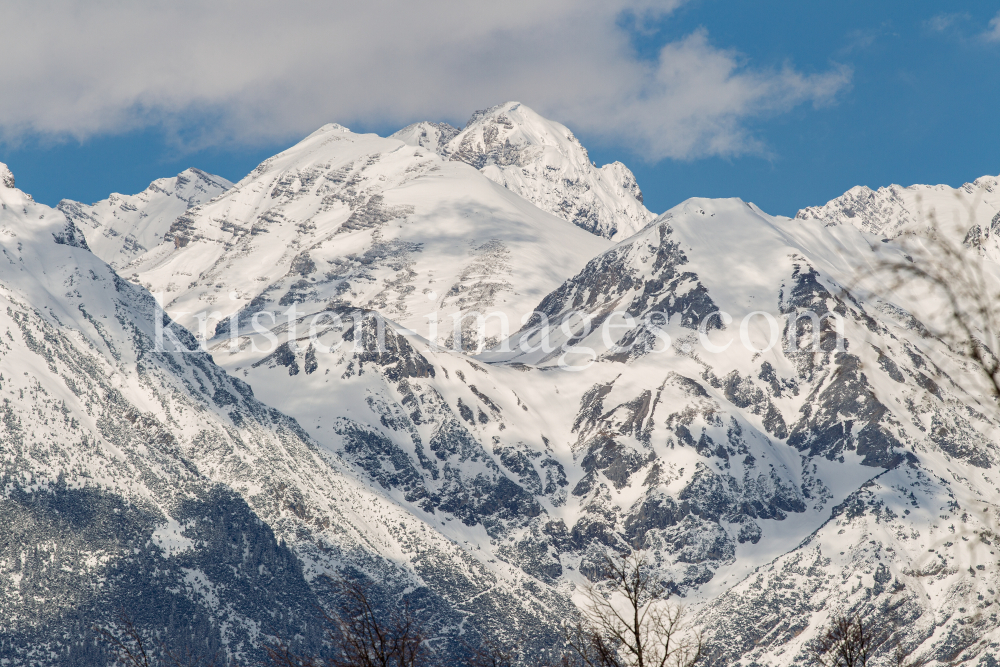 Thaurer Jochspitze (re. vorne), Nordkette, Tirol, Österreich, by kristen-images.com