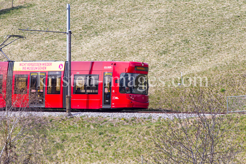 IVB Strassenbahnlinie 6 / Lans, Tirol, Österreich by kristen-images.com