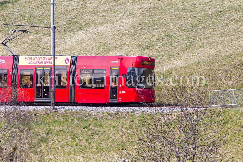 IVB Strassenbahnlinie 6 / Lans, Tirol, Österreich by kristen-images.com