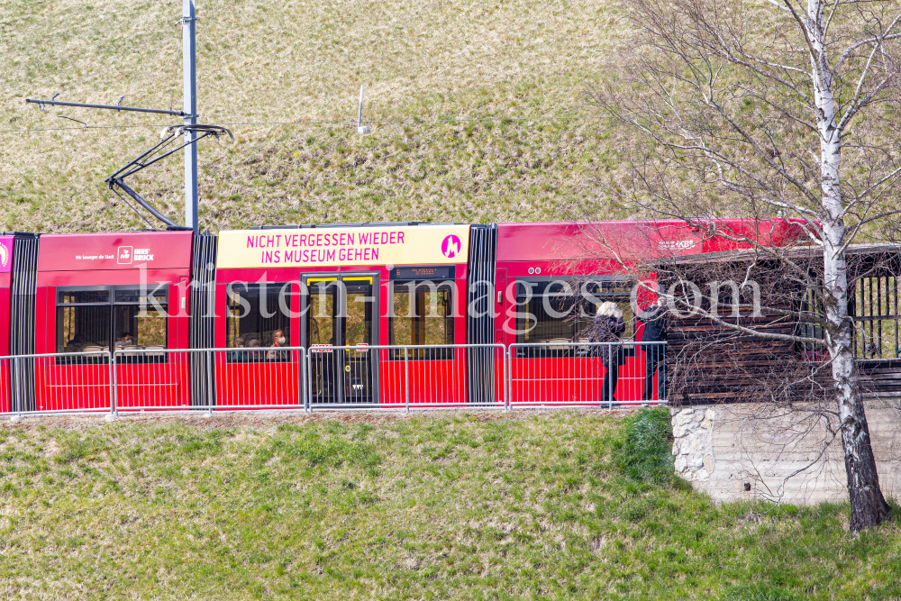 IVB Strassenbahnlinie 6 / Lans, Tirol, Österreich by kristen-images.com