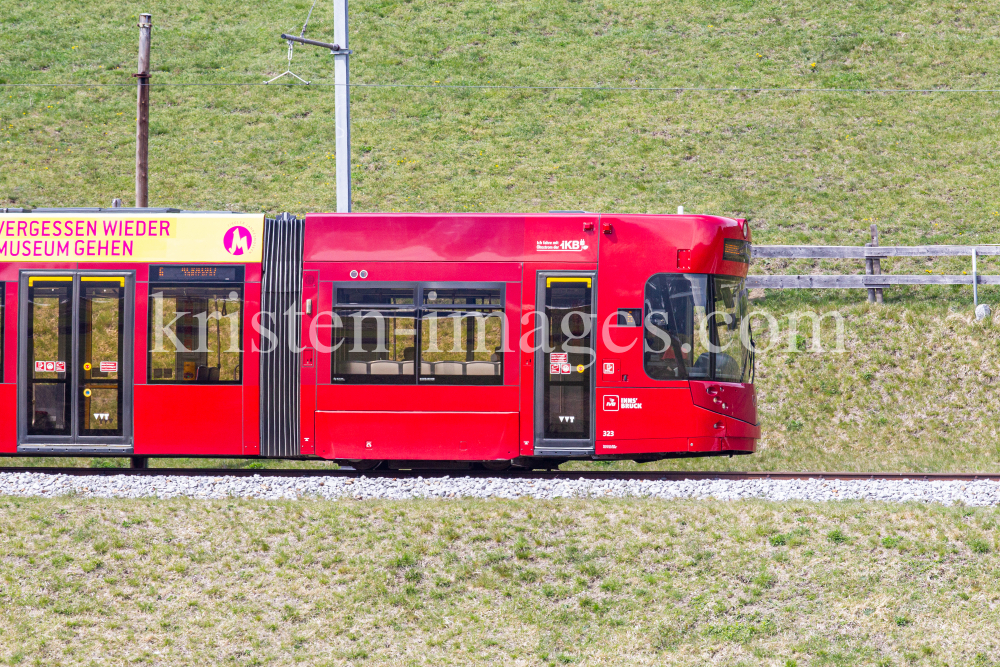 IVB Strassenbahnlinie 6 / Lans, Tirol, Österreich by kristen-images.com