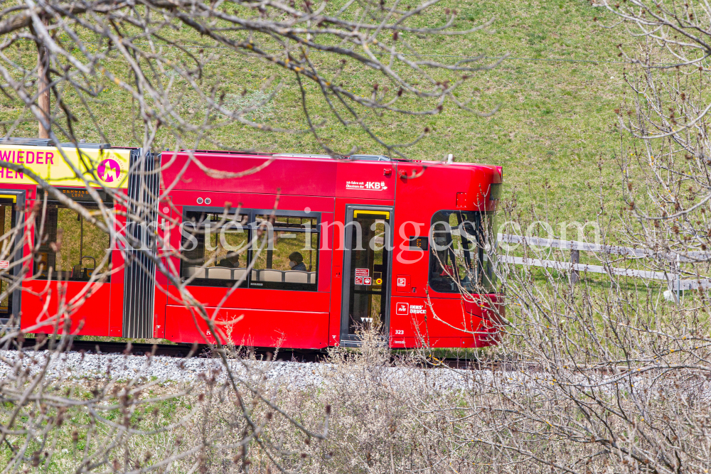 IVB Strassenbahnlinie 6 / Lans, Tirol, Österreich by kristen-images.com