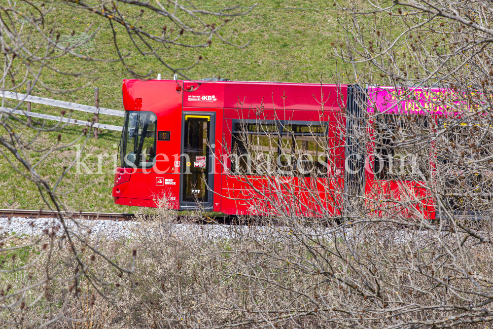 IVB Strassenbahnlinie 6 / Lans, Tirol, Österreich by kristen-images.com