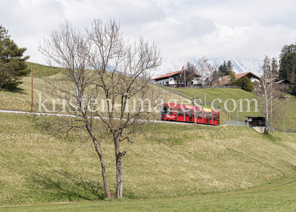 IVB Strassenbahnlinie 6 / Lans, Tirol, Österreich by kristen-images.com