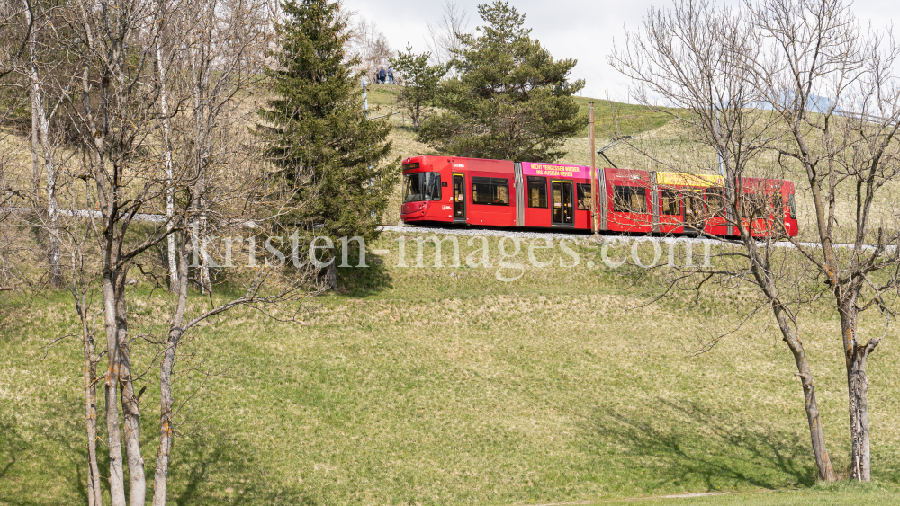 IVB Strassenbahnlinie 6 / Lans, Tirol, Österreich by kristen-images.com