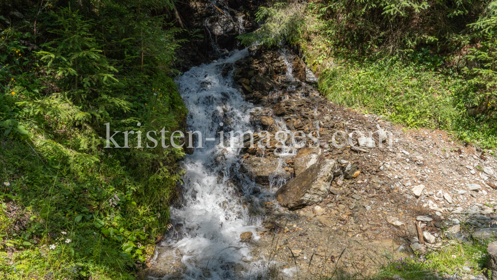 kleiner Wasserfall / Gebirgsbach / Arztal, Ellbögen, Tirol, Österreich by kristen-images.com