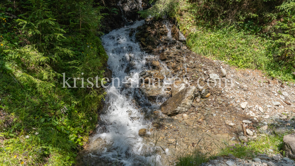 kleiner Wasserfall / Gebirgsbach / Arztal, Ellbögen, Tirol, Österreich by kristen-images.com